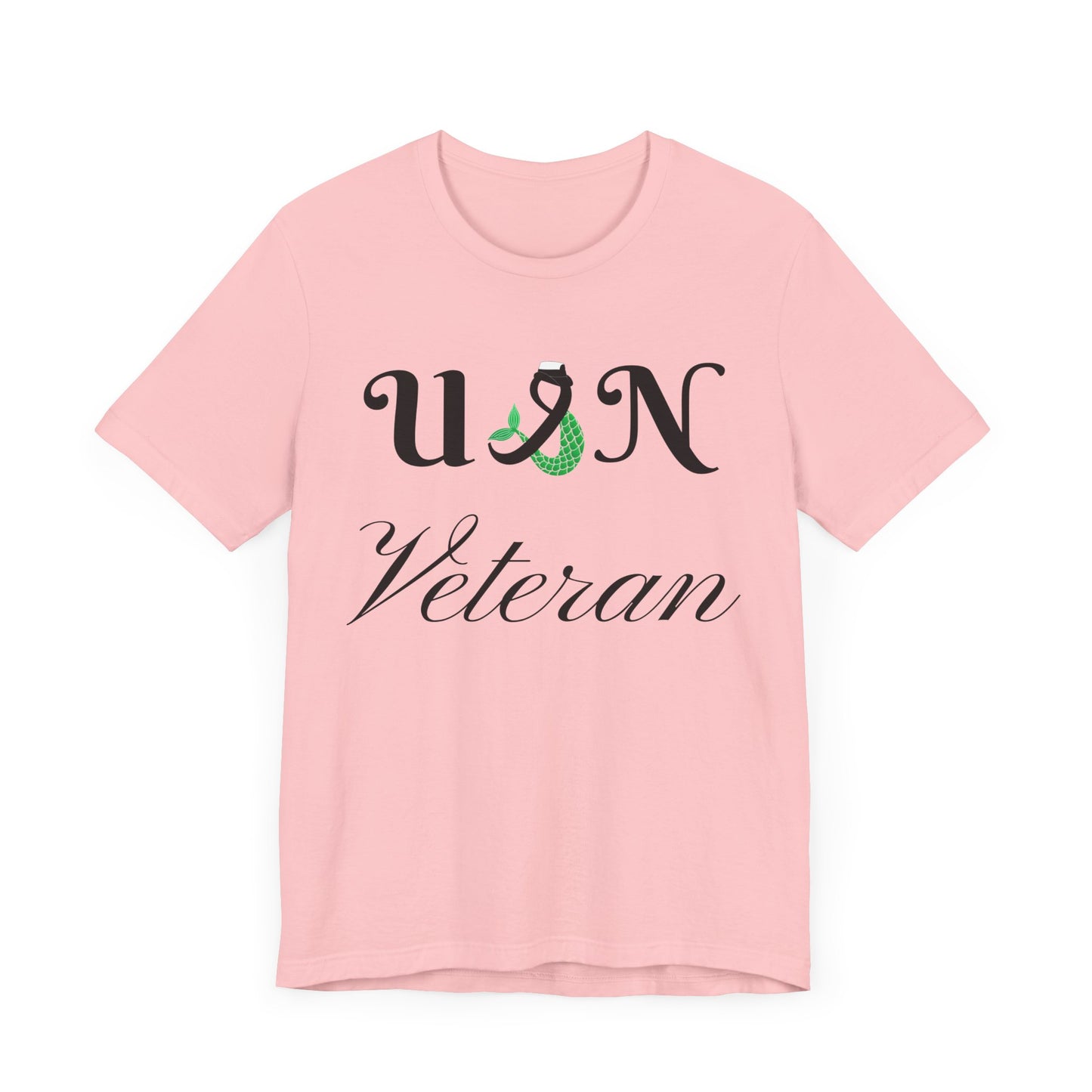 USN Veteran (combination cover) Unisex Jersey Short Sleeve Tee