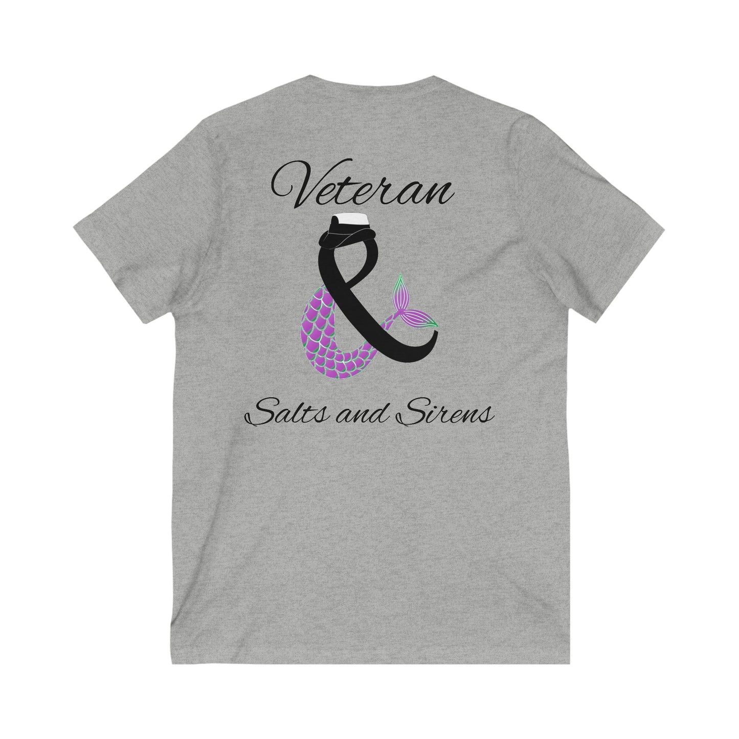 Women Serve Too V2 Unisex Jersey Short Sleeve V-Neck Tee