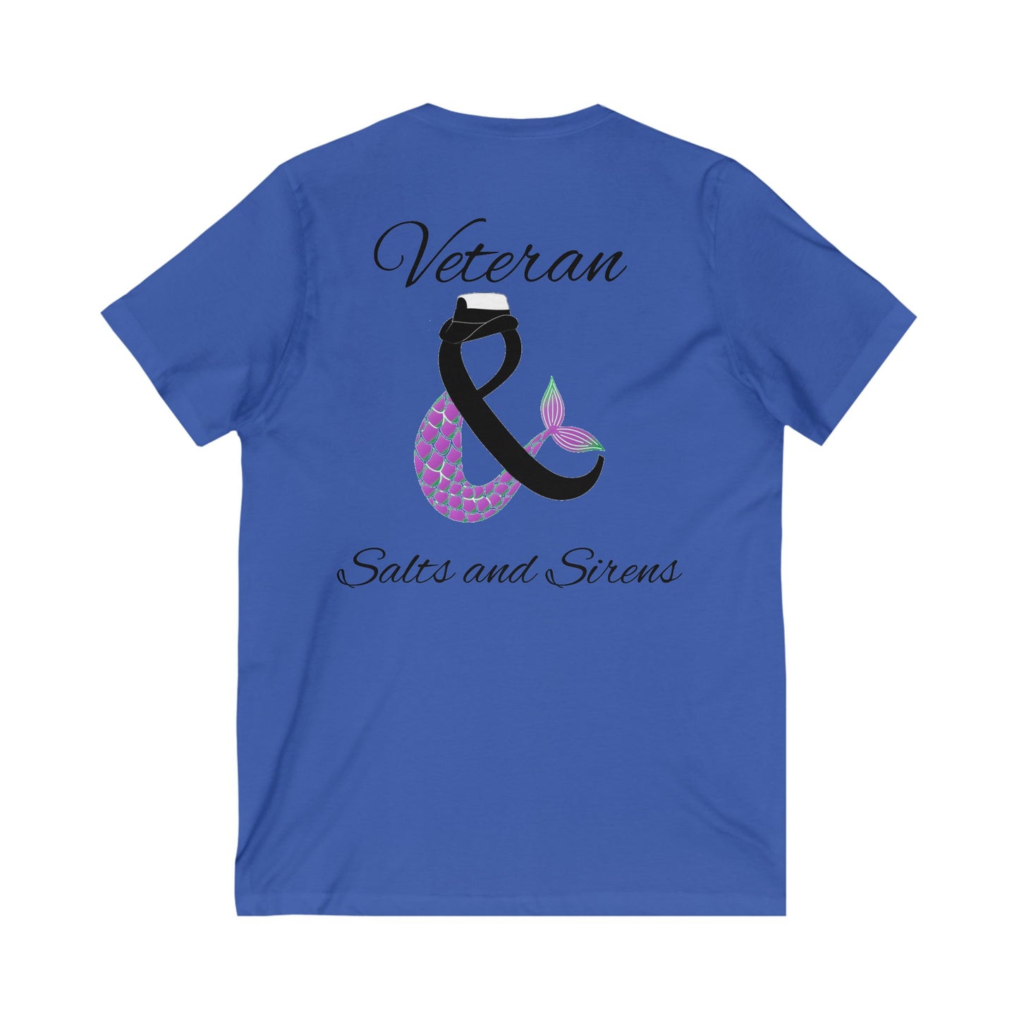 Women Serve Too V2 Unisex Jersey Short Sleeve V-Neck Tee