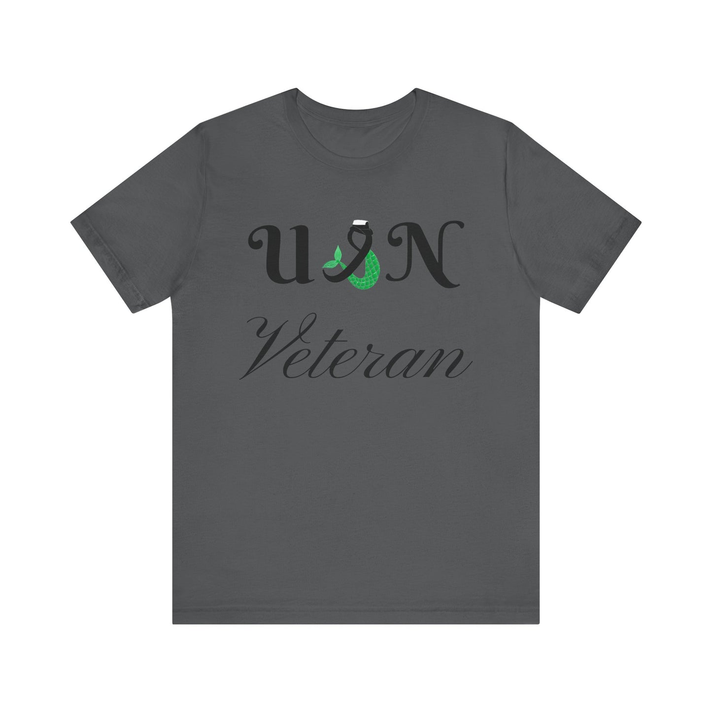 USN Veteran (combination cover) Unisex Jersey Short Sleeve Tee