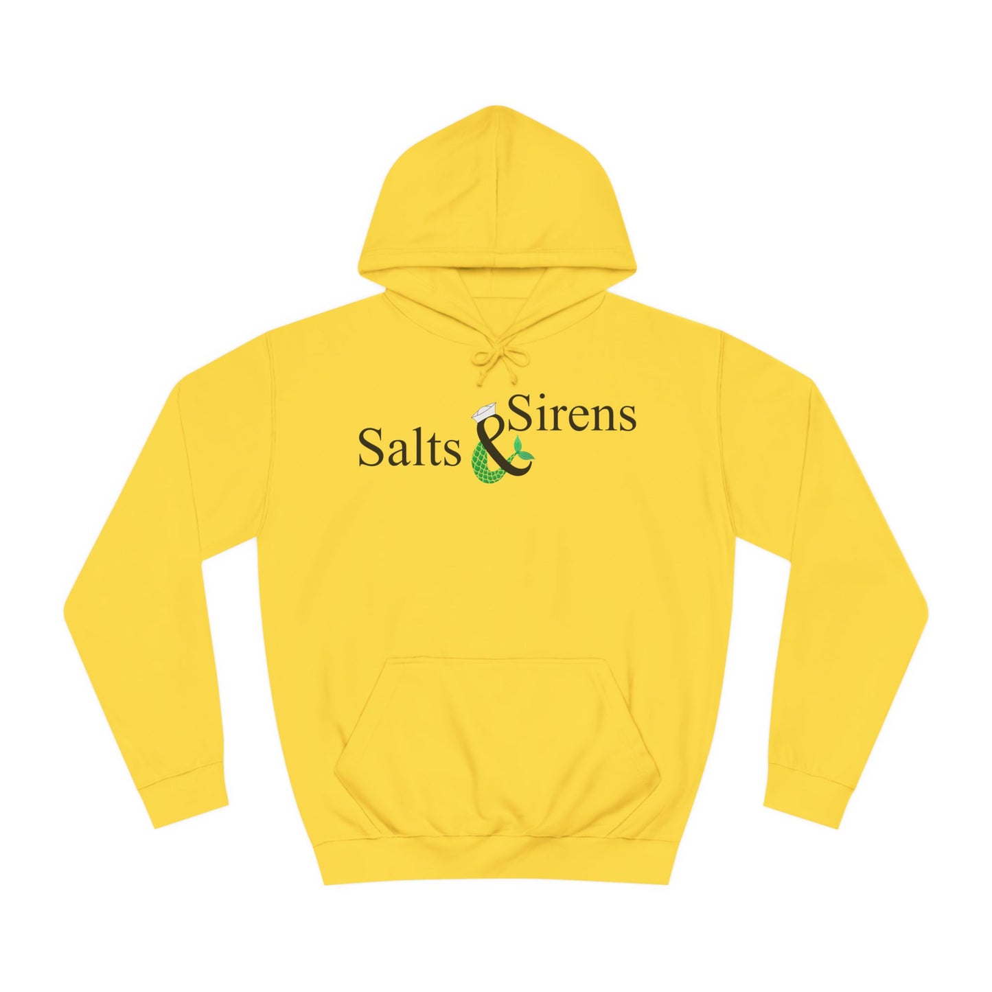 Salts and Sirens 2nd Edition (Black logo) Unisex College Hoodie