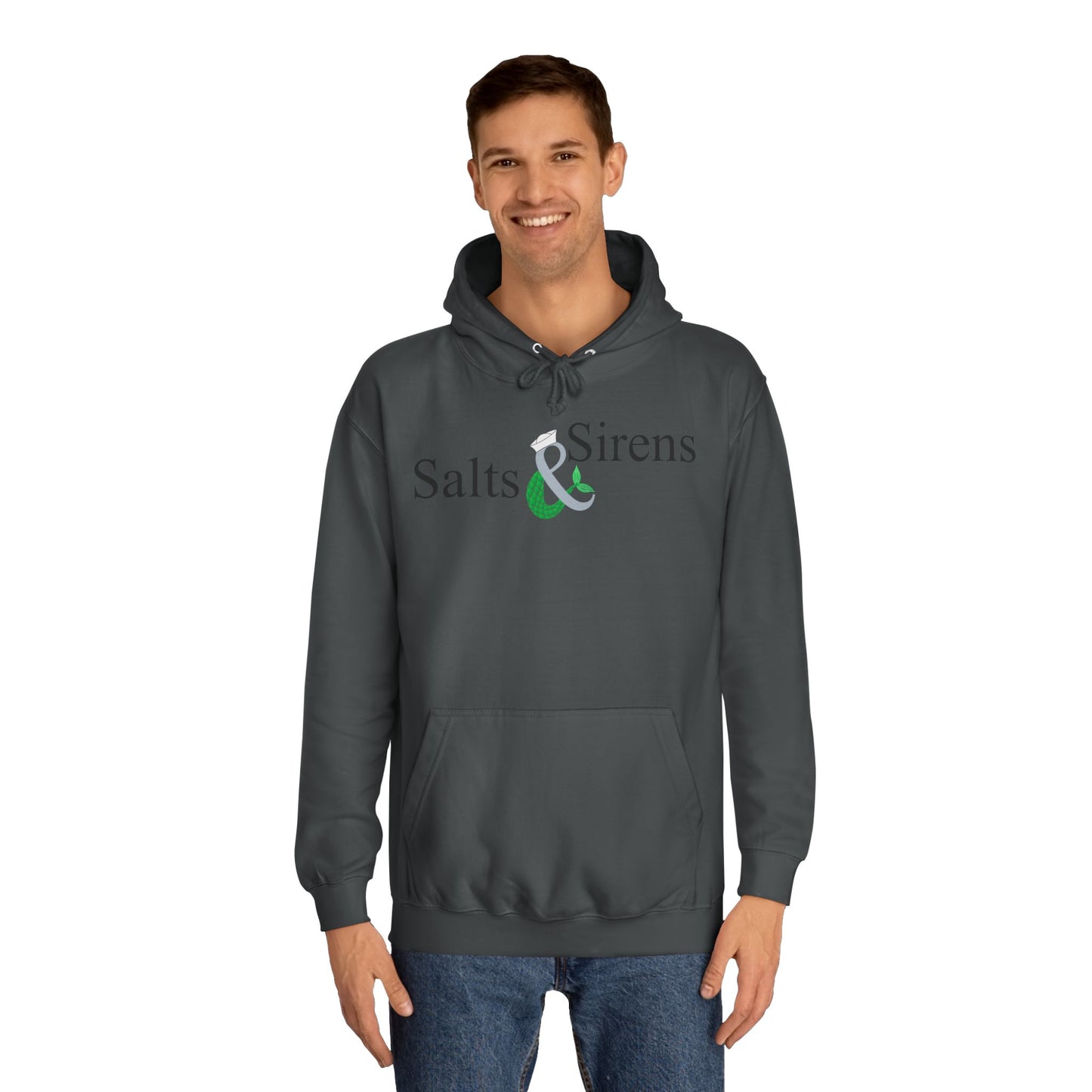 Salts and Sirens 2nd Edition Unisex (Grey logo) College Hoodie