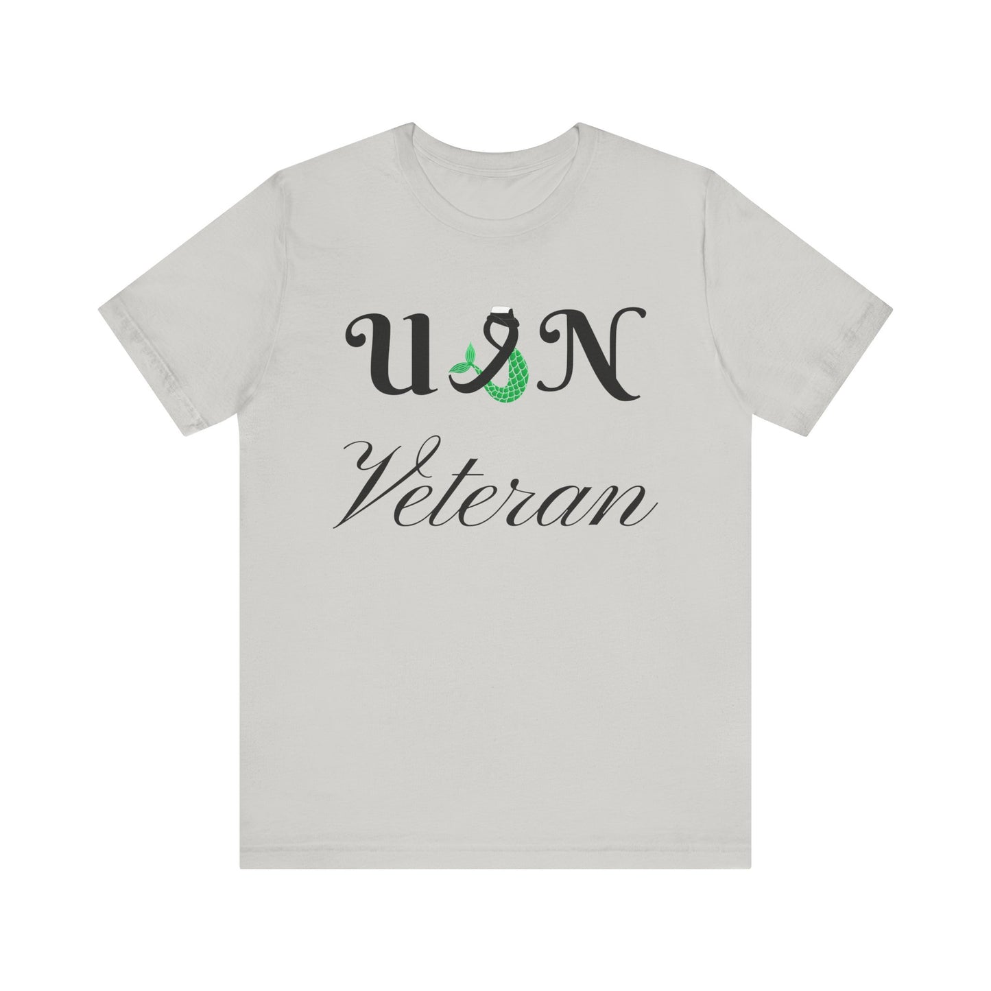 USN Veteran (combination cover) Unisex Jersey Short Sleeve Tee