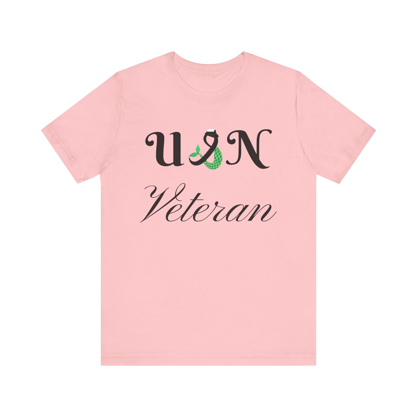 USN Veteran (combination cover) Unisex Jersey Short Sleeve Tee