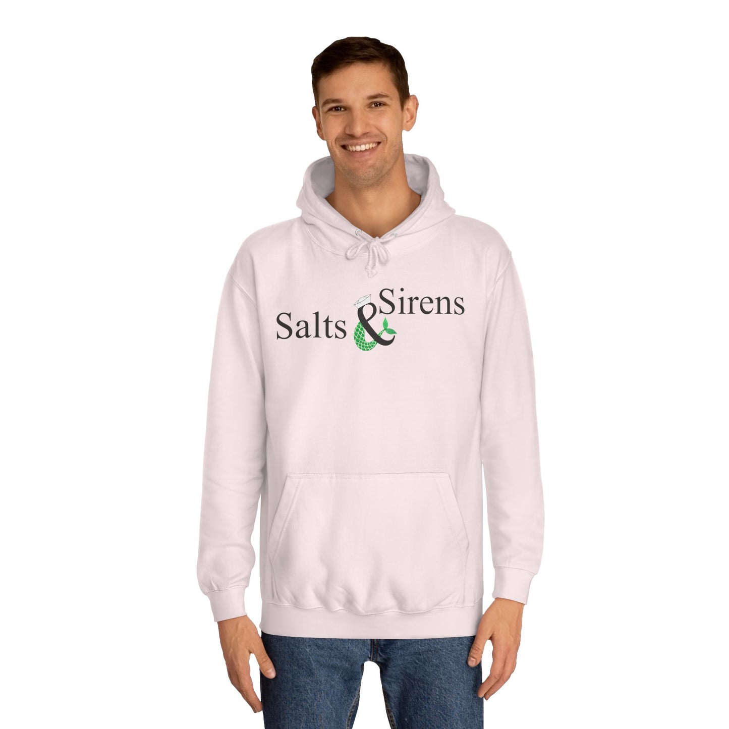 Salts and Sirens 2nd Edition (Black logo) Unisex College Hoodie