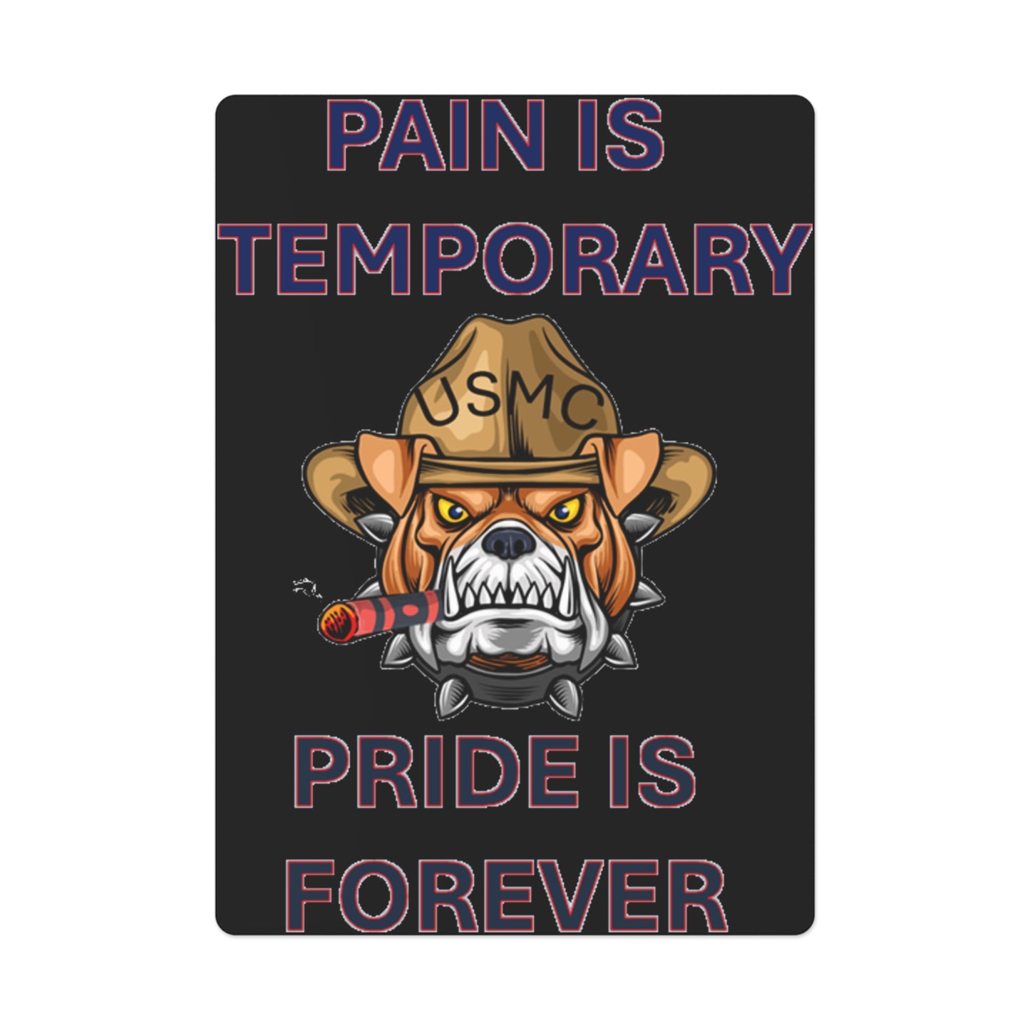 Devil Dog Pride Black Cards