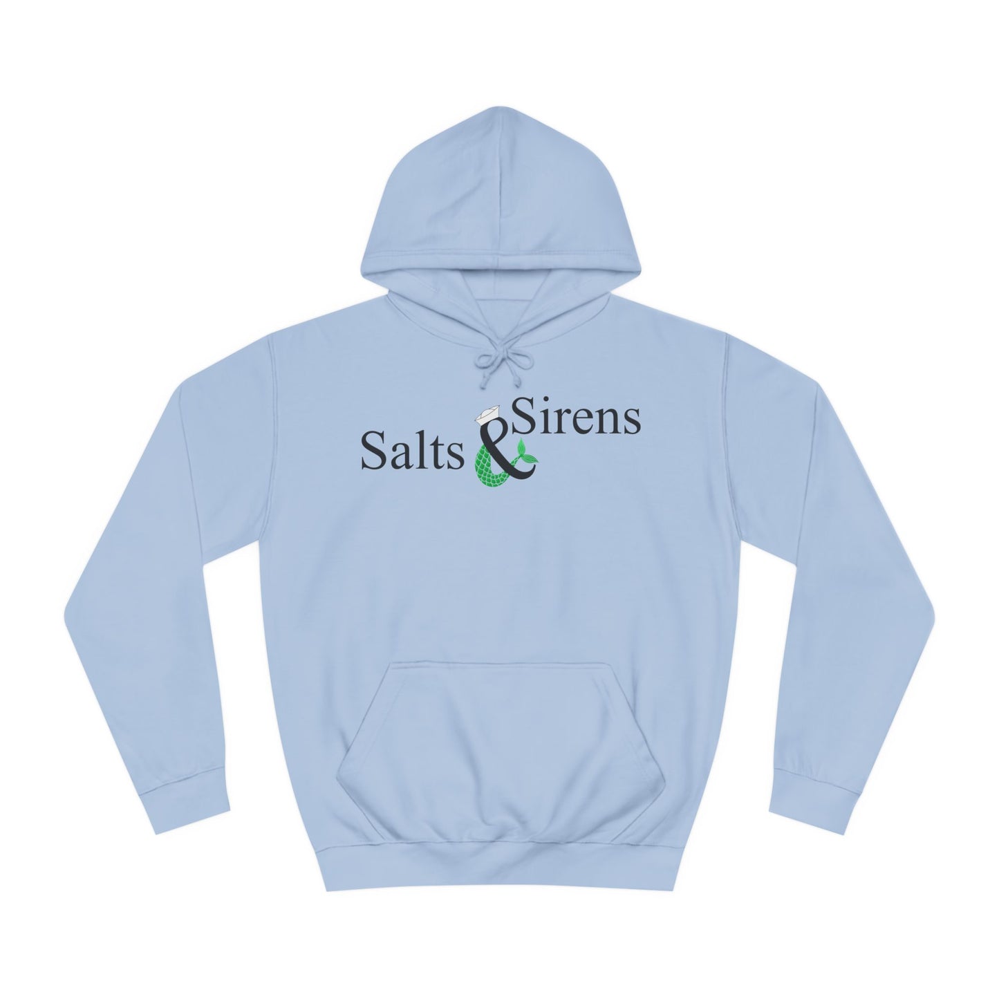 Salts and Sirens 2nd Edition (Black logo) Unisex College Hoodie