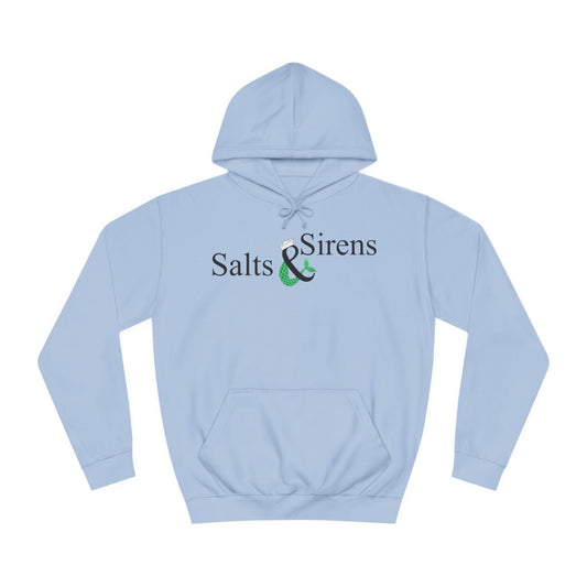 Salts and Sirens 2nd Edition (Black logo) Unisex College Hoodie