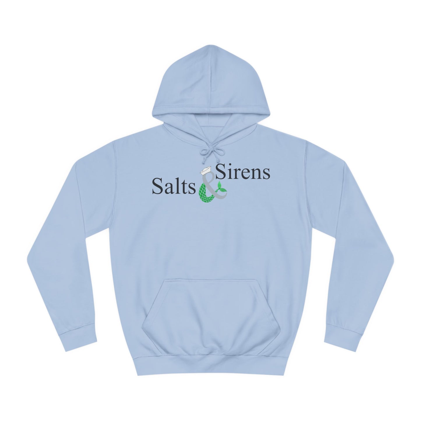 Salts and Sirens 2nd Edition Unisex (Grey logo) College Hoodie