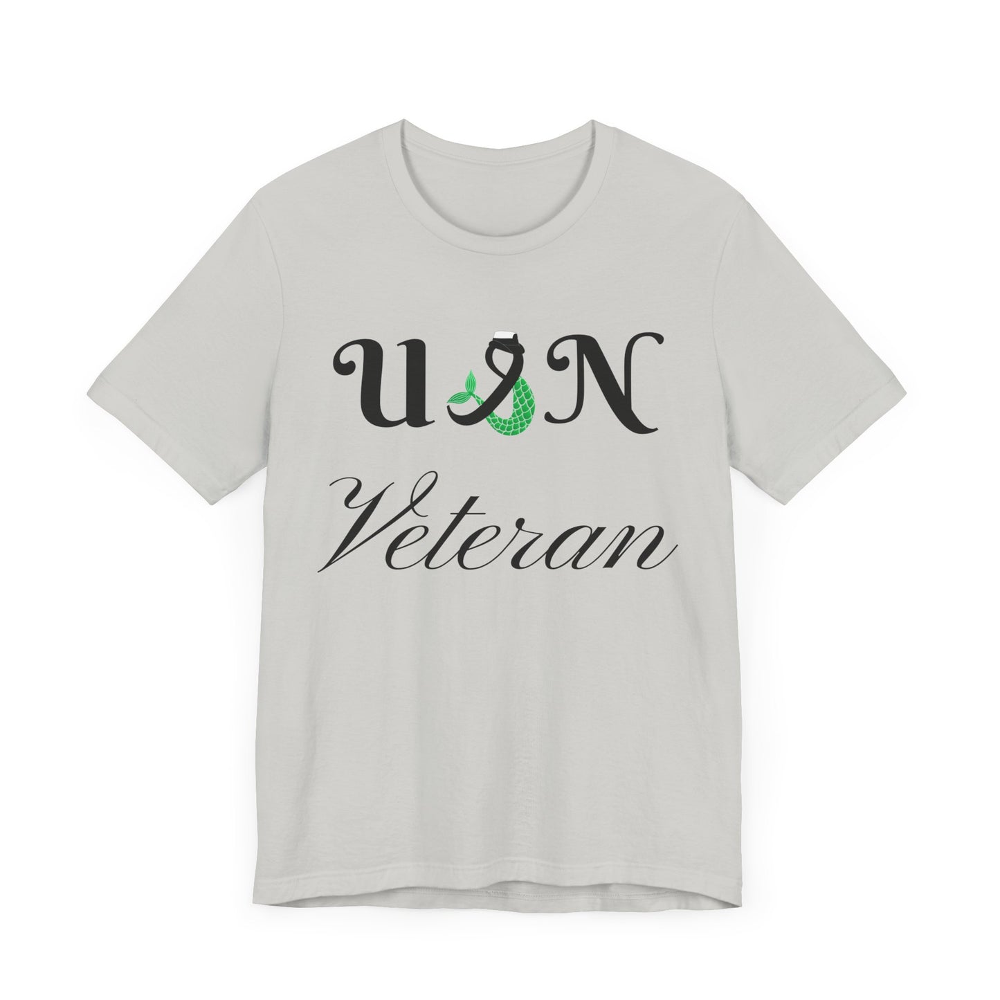 USN Veteran (combination cover) Unisex Jersey Short Sleeve Tee