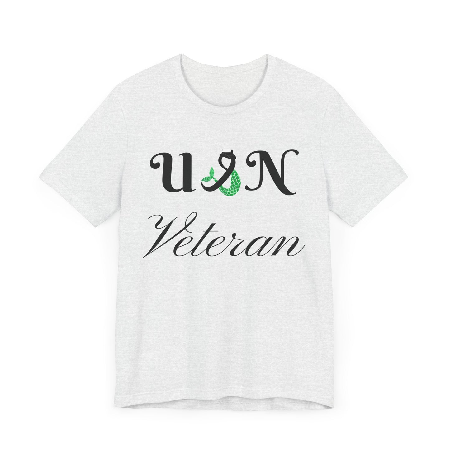 USN Veteran (combination cover) Unisex Jersey Short Sleeve Tee