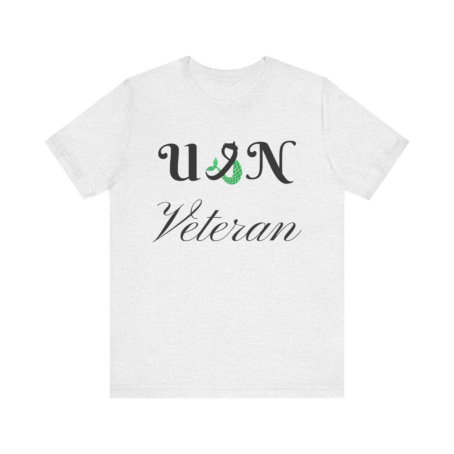 USN Veteran (combination cover) Unisex Jersey Short Sleeve Tee