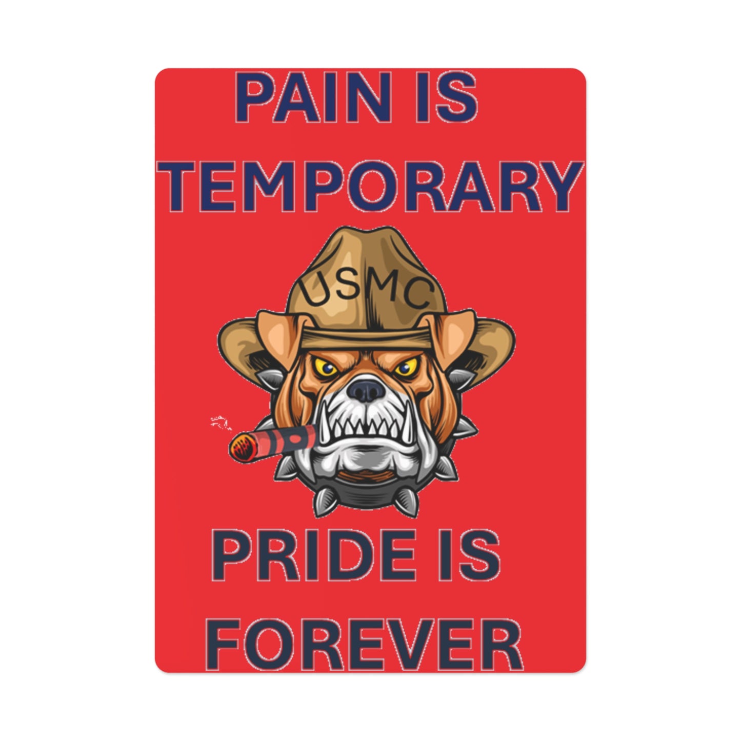 Devil Dog Pride Red Cards