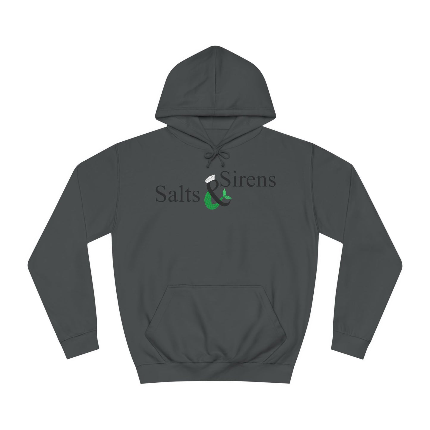 Salts and Sirens 2nd Edition (Black logo) Unisex College Hoodie